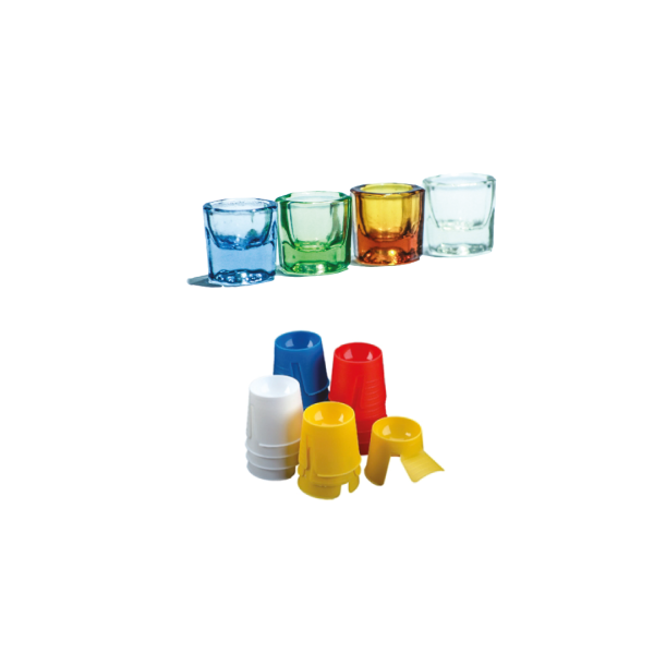 Godet verre - Godet plastic