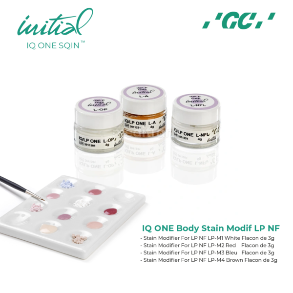 Initial iq one body lustre pastes nf gum shades set – Image 2