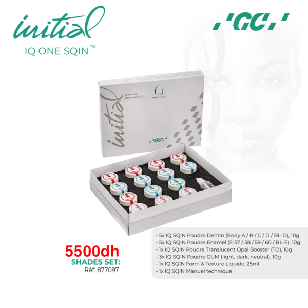 Initial IQ ONE SQIN shade set
