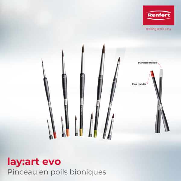 Pinceau lay:art evo Renfert